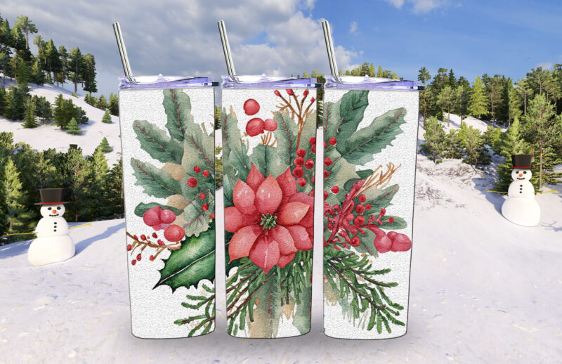 Christmas Tumbler Design