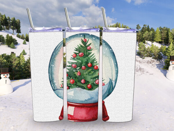 Christmas tumbler design