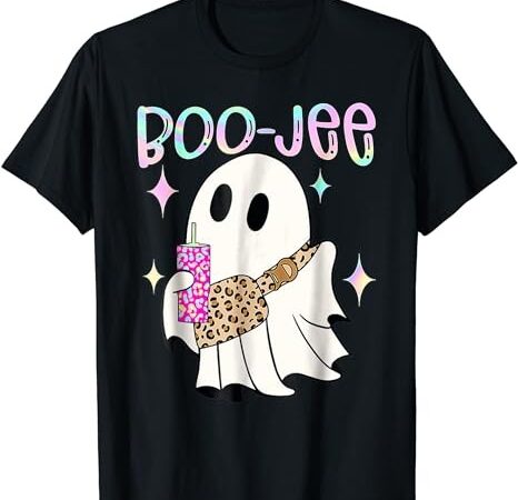 Cute boo ghost spooky funny halloween costume boujee boo jee t-shirt png file