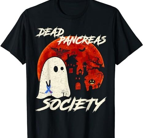 Dead pancreas society ghost diabetes awareness halloween t-shirt png file