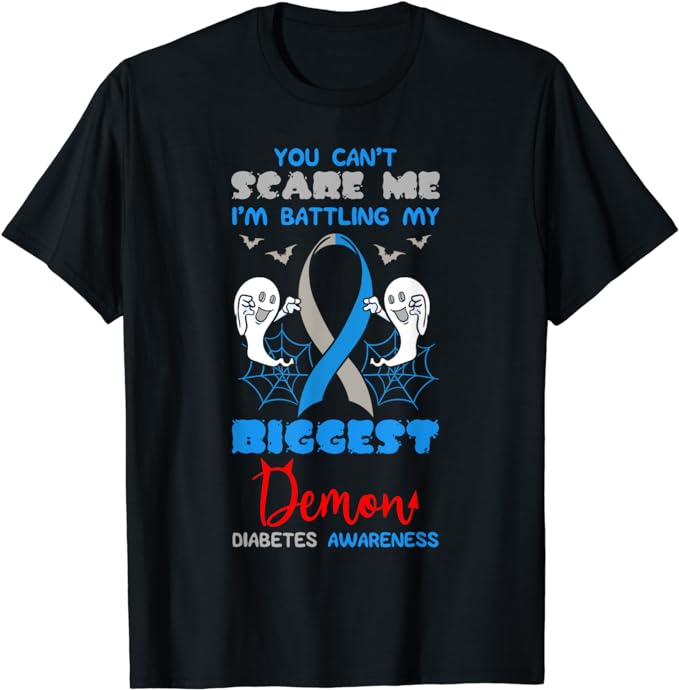 Diabetes Patient Type 1 2 Diabetic Pancreas Halloween Party T-Shirt