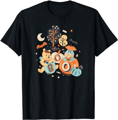 Disney Winnie the Pooh and Eeyore Halloween Boo T-Shirt PNG File