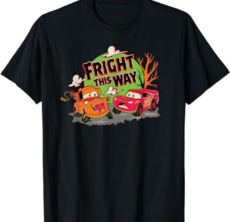 Disney and pixar’s cars mater fright this way halloween t-shirt png file