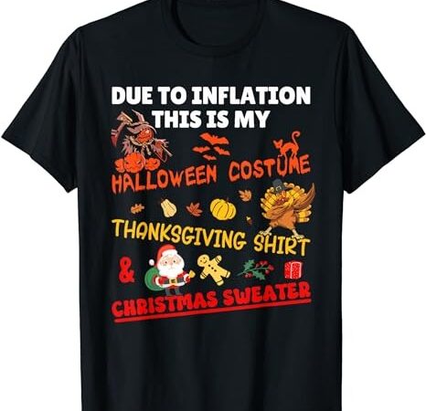 Due to inflation this is my funny halloween costume t-shirt png file