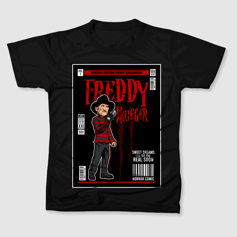 FREDDY K COMIC POSTER