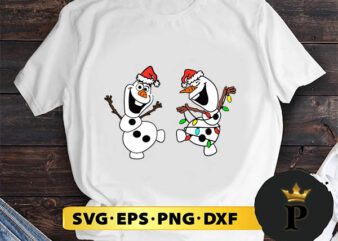 Frozen Snowman Christmas SVG, Merry Christmas SVG, Xmas SVG PNG DXF EPS t shirt graphic design