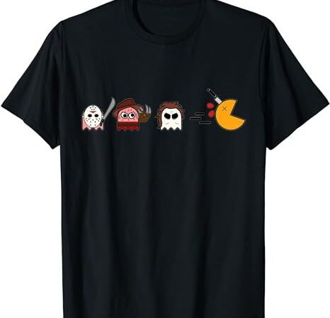 Funny ghosts parody halloween gamer 80’s horror movies t-shirt png file