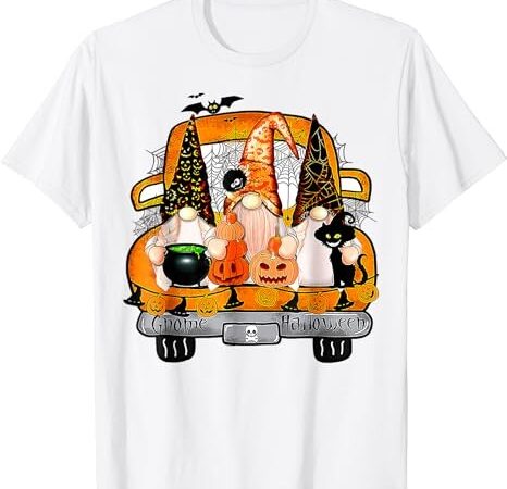 Gnome witch halloween pumpkin autumn fall holiday t-shirt png file