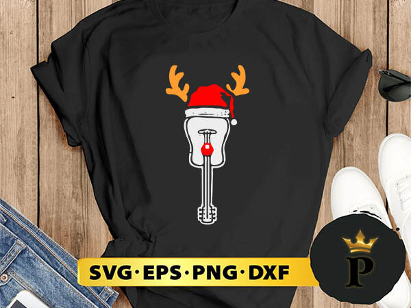 Guitar christmas pajamas reindeer music svg, merry christmas svg, xmas svg png dxf eps t shirt design template