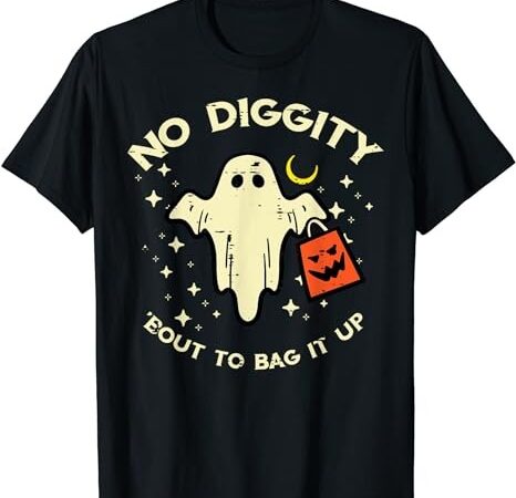 Halloween ghost no diggity costume boys girls kids women men t-shirt png file