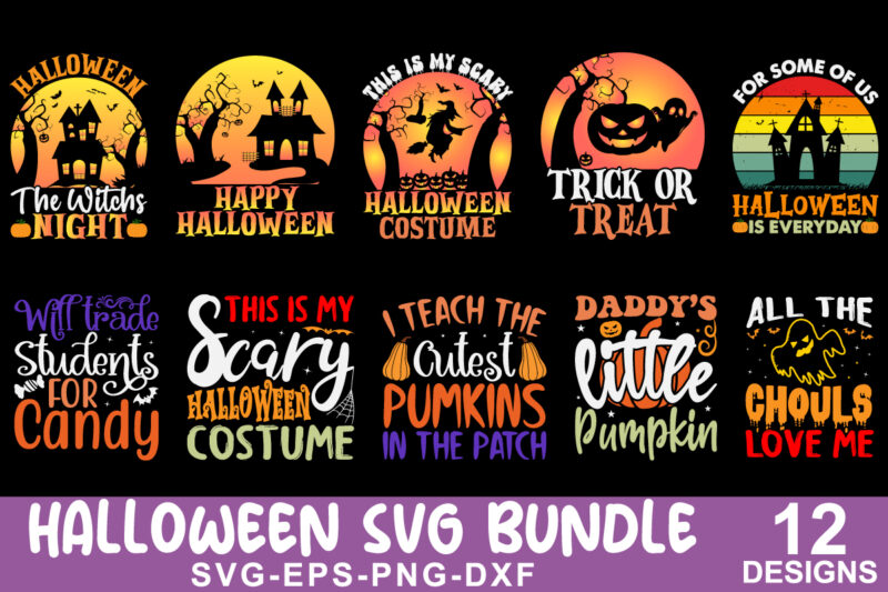 Halloween SVG Bundle, Halloween Vintage Shirt, Halloween Vector, Witch Svg, Ghost Svg, Witch Shirt SVG, Sarcastic SVG, Funny Mom Svg, Happy Halloween SVG Bundle, Happy Halloween, Halloween Svg, Halloween Sign,