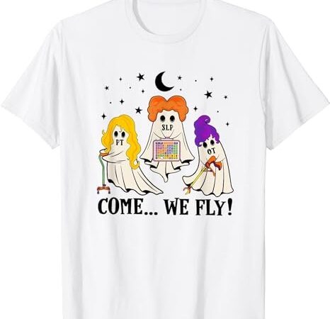 Halloween spooky slp ot pt team occupational physical speech t-shirt png file