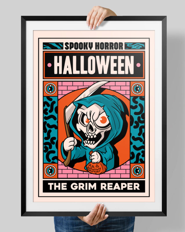 Halloween The Grim Reaper - Buy t-shirt designs