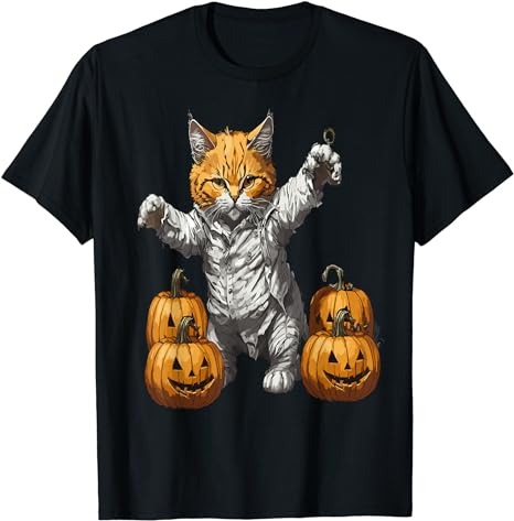 Halloween cats, funny cat Halloween T-Shirt PNG File