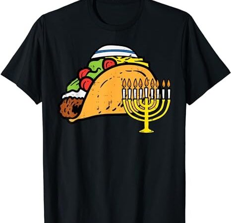 Hanukkah taco funny chanukah mexican food men women kids t-shirt