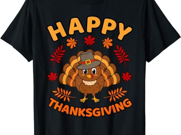 Happy thanksgiving funny turkey family men women graphic t-shirt