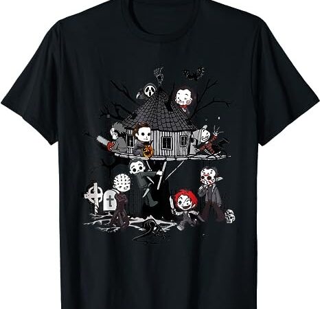 Horror clubhouse in park halloween costume gift t-shirt png file