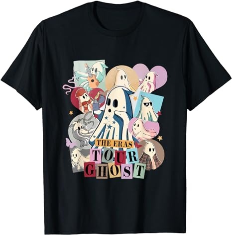 In My Spooky Era Groovy Hippie Halloween Ghost T-Shirt PNG File