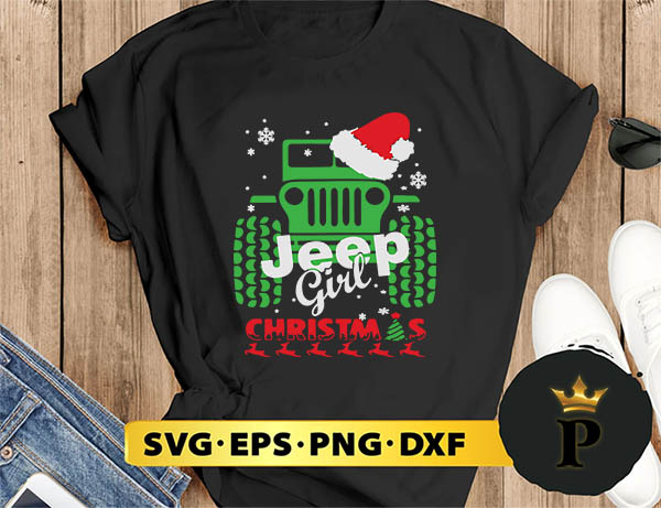 Jeep girl santa SVG, Merry Christmas SVG, Xmas SVG PNG DXF EPS