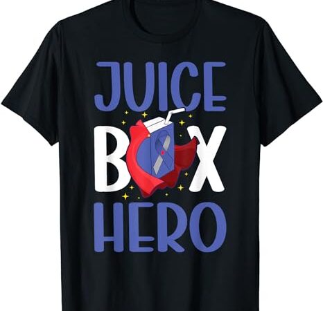 Juice box hero type 1 diabetic t1d diabetes awareness t-shirt