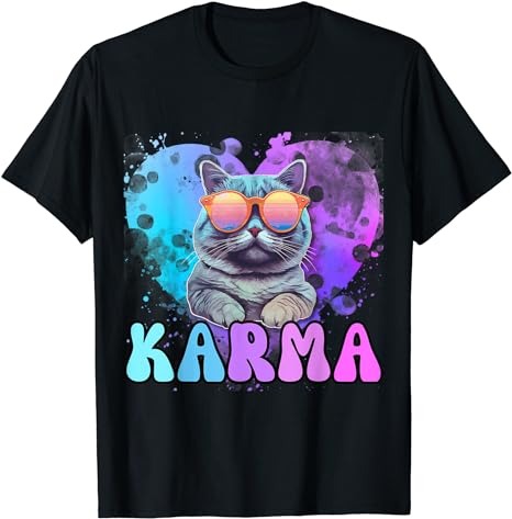 Karma Cat Lover Karma Is My Boyfriend Cruel Summer Cat Lover T-Shirt PNG File