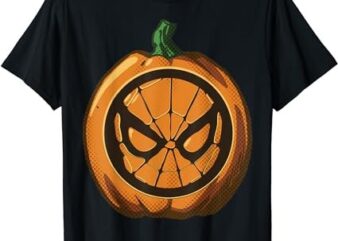 Marvel Spider-Man Halloween Pumpkin T-Shirt PNG File