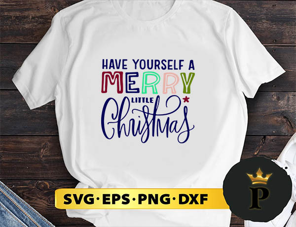 Merry Little Christmas SVG, Merry Christmas SVG, Xmas SVG PNG DXF EPS