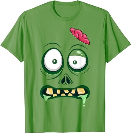 Monster face halloween matching costume zombie men women kid t-shirt png file