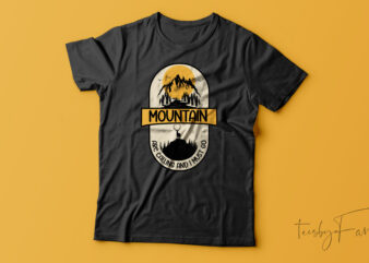 Mountains are calling| T-shirt design for sale