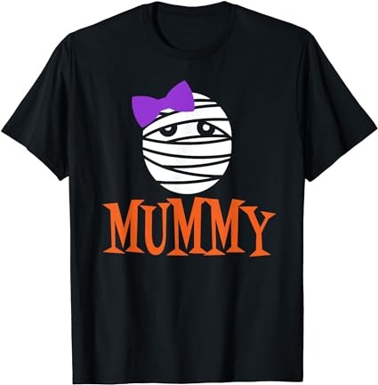 Mummy deady matching mom dad halloween t-shirt png file