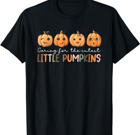 Nicu nurse halloween cutest pumpkins mother baby nurse fall t-shirt png file