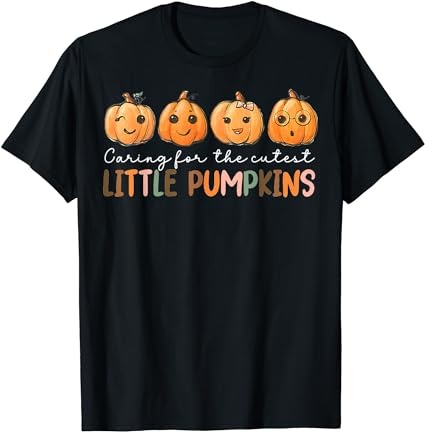 Nicu nurse halloween cutest pumpkins mother baby nurse fall t-shirt png file