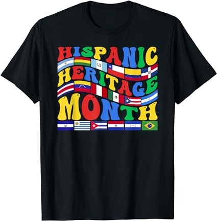 National hispanic heritage month t-shirt