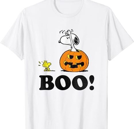 Peanuts halloween snoopy woodstock boo! t-shirt png file