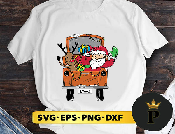 PickUp Santa SVG, Merry Christmas SVG, Xmas SVG PNG DXF EPS