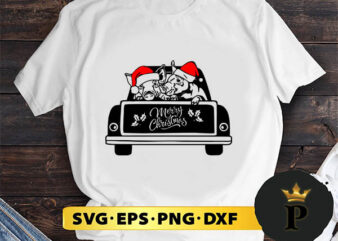 Pig Farm Merry Christmas SVG, Merry Christmas SVG, Xmas SVG PNG DXF EPS t shirt illustration