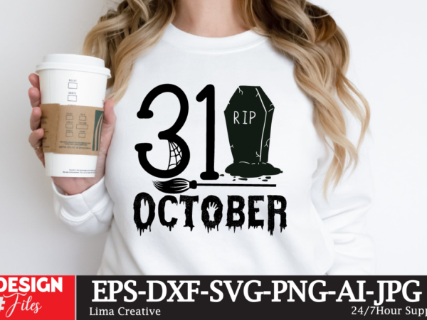 31 october t-shirt design , mega halloween bundle 2, 130 designs, heather roberts art bundle, halloween svg, fall svg, thanksgiving svg, cut files cricut, silhouette mega halloween bundle 2, 130