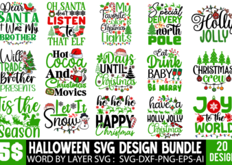 Christmas SVG Bundle t shirt vector file