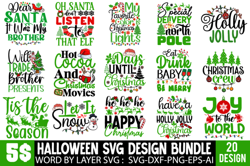 Christmas SVG Bundle