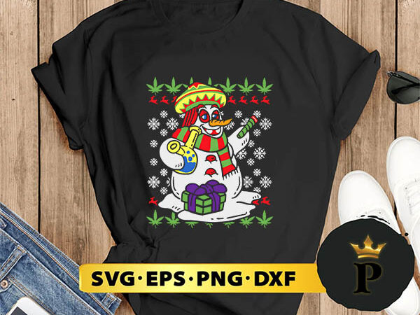 Rasta snowman smoking weed cannabis marijuana christmas svg, merry christmas svg, xmas svg png dxf eps t shirt design online