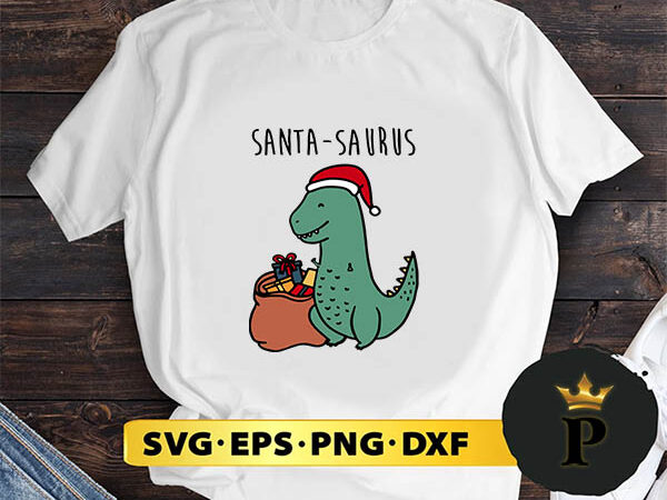 Santa saurus christmas svg, merry christmas svg, xmas svg png dxf eps t shirt template vector