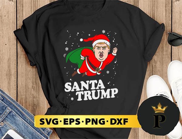 Santa Trump Ugly Christmas SVG, Merry Christmas SVG, Xmas SVG PNG DXF EPS