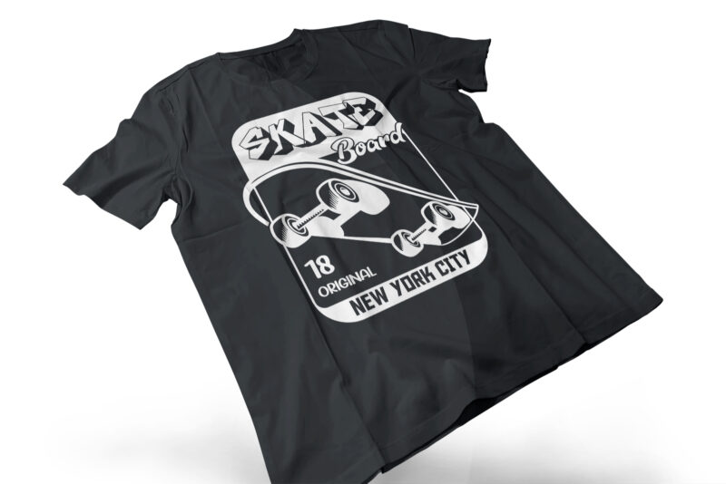 SkateBoard Lover t shirt design ready to print