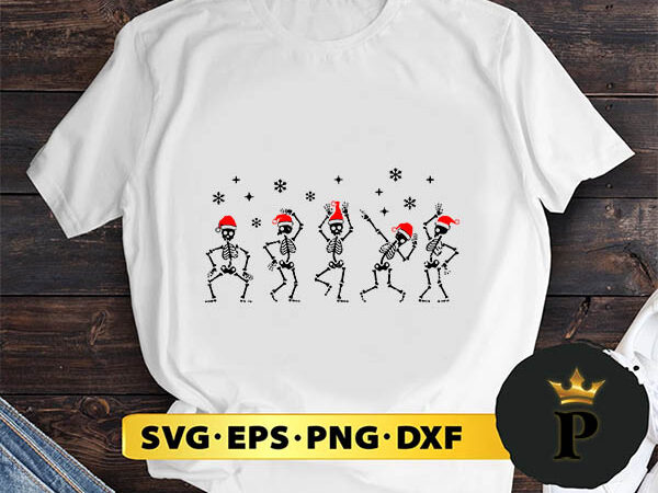 Sketelon dancing merry christmas svg, merry christmas svg, xmas svg png dxf eps t shirt template vector