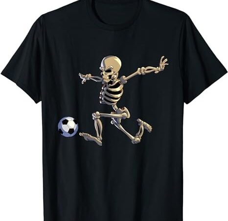 Soccer skeleton halloween men boys soccer player halloween t-shirt 1 png file