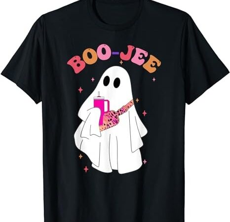 Spooky season cute ghost halloween costume boujee boo-jee t-shirt