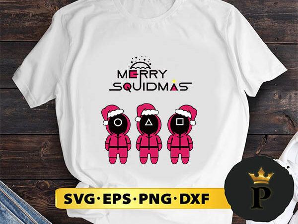 Squid game christmas svg, merry christmas svg, xmas svg png dxf eps t shirt template vector
