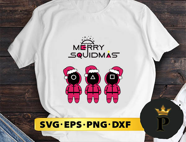 Squid Game Christmas SVG, Merry Christmas SVG, Xmas SVG PNG DXF EPS