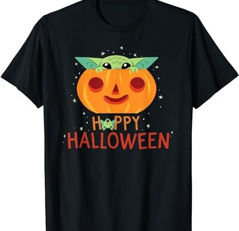 Star wars the mandalorian grogu happy halloween t-shirt png file