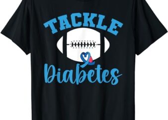 T1D Warrior Diabetes Awareness Tackle Diabetes T-Shirt